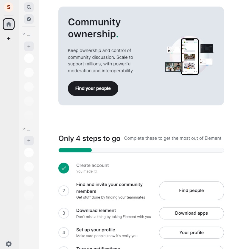 main element interface